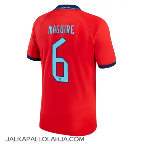 Englanti Harry Maguire #6 Kopio Vieras Pelipaita MM-kisat 2022 Lyhyet Hihat
